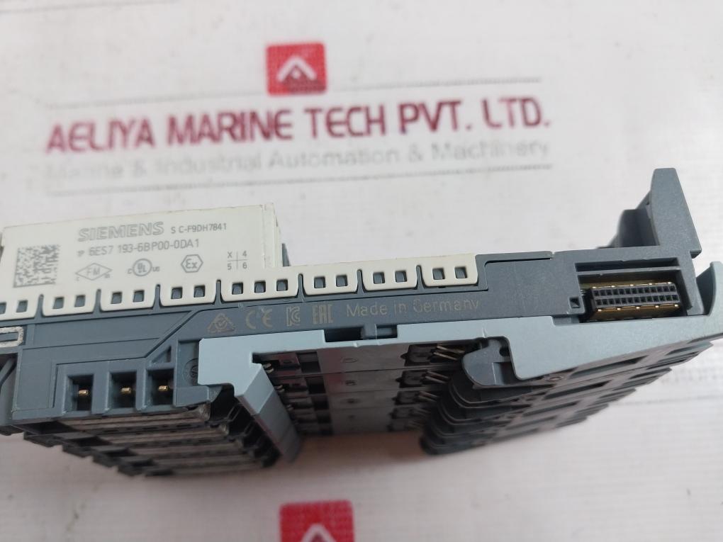 Siemens 6Es7193-6Bp00-0Ba0 Base Unit Bu15-p10+A0+2B Push In Terminal