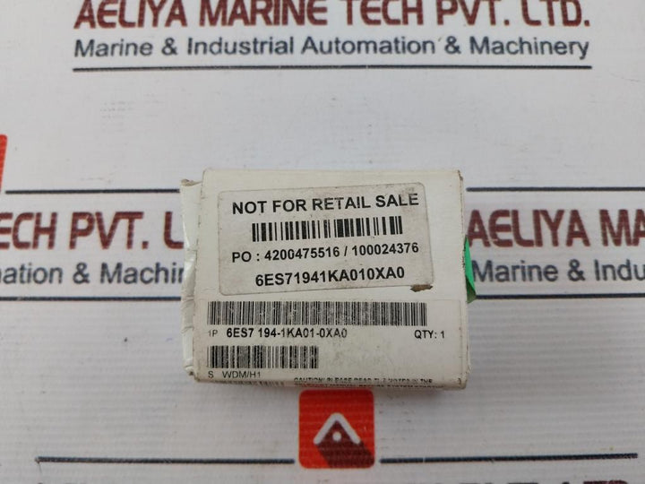 Siemens 6Es7 194-1Ka01-0Xa0 Y-connector