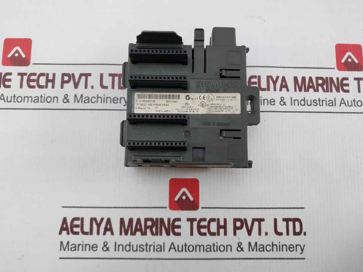 Siemens 6Es7 195-7Hb00-0Xa0 Bus Module Bm 2X40