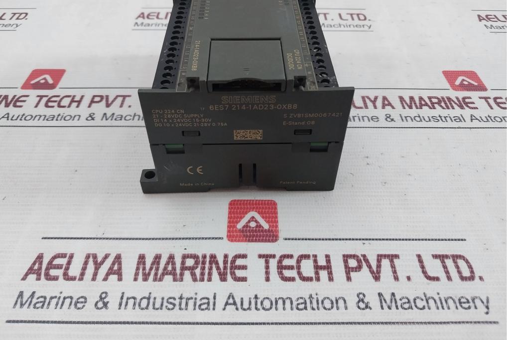 Siemens 6Es7 214-1Ad23-0Xb8 Compact Device Dc Power Supply 21-28Vdc