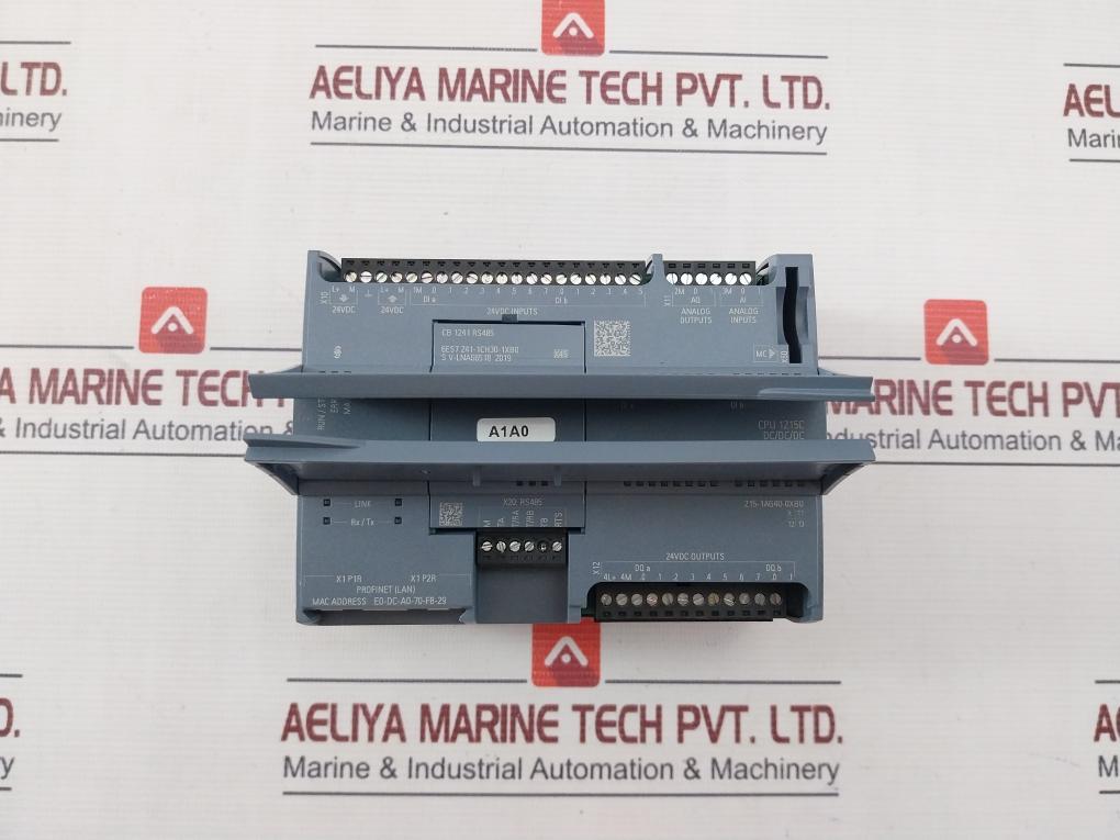 Siemens 6Es7 215-1Ag40-0Xb0 Simatic S7-1200 Cpu 1215C Dc/Dc/Dc Module