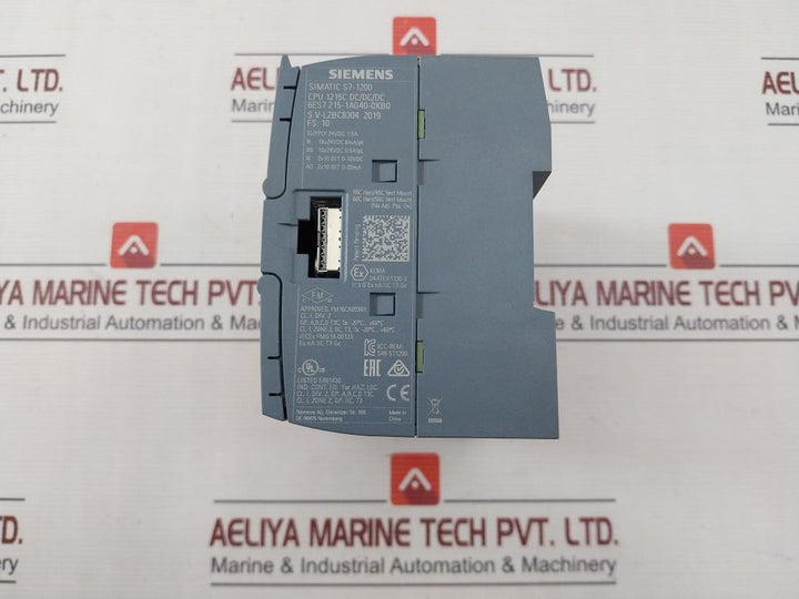 Siemens 6Es7 215-1Ag40-0Xb0 Simatic S7-1200 Cpu 1215C Dc/Dc/Dc Module