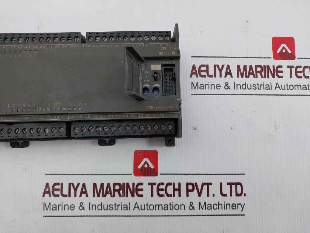 Siemens 6Es7 216-2Ad22-0Xb0 Programmable Controller 21-28 Vdc