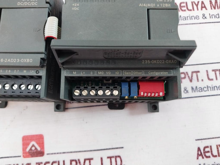 Siemens 6Es7 216-2Ad23-0Xb0 Plc Module With 235-0Kd22-0Xa0 Analog I/O Module