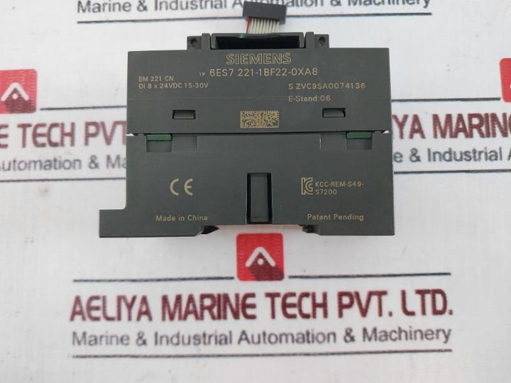 Siemens 6Es7 221-1Bf22-0Xa8 Digital Input Module 15–30V Dc Kcc-rem-s49-s7200