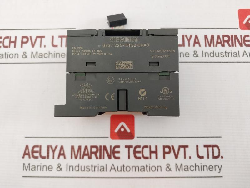 Siemens 6Es7 223-1Bf22-0Xa0 Digital I/O Module 24Vdc 15-30V 21-28V 0.75A