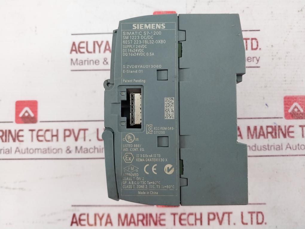 Siemens 6Es7 223-1Bl32-0Xb0 Digital Input/Output Modules 24Vdc Dq 16X24Vdc 0.5A 60C