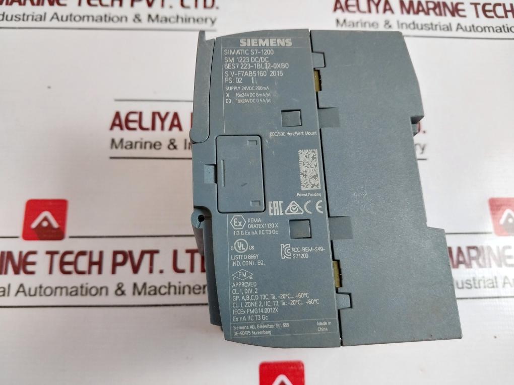 Siemens 6Es7 223-1Bl32-0Xb0 Simatic S7-1200 Digital I/O Module, 24Vdc