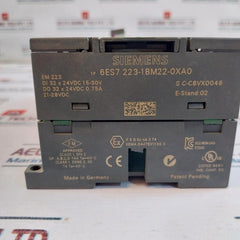Siemens 6Es7 223-1Bm22-0Xa0 Digital I/O Module
