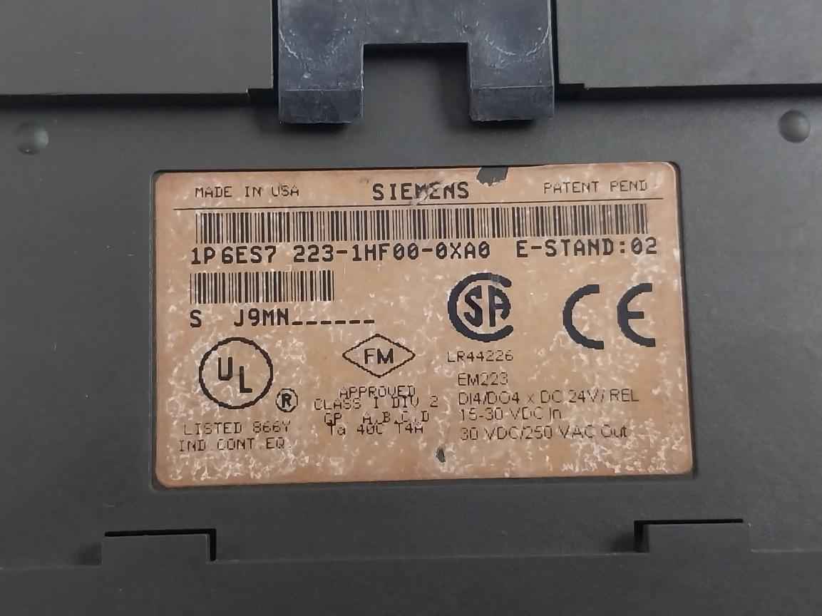 Siemens 6Es7 223-1Hf00-0Xa0 Digital Output Module 250Vac