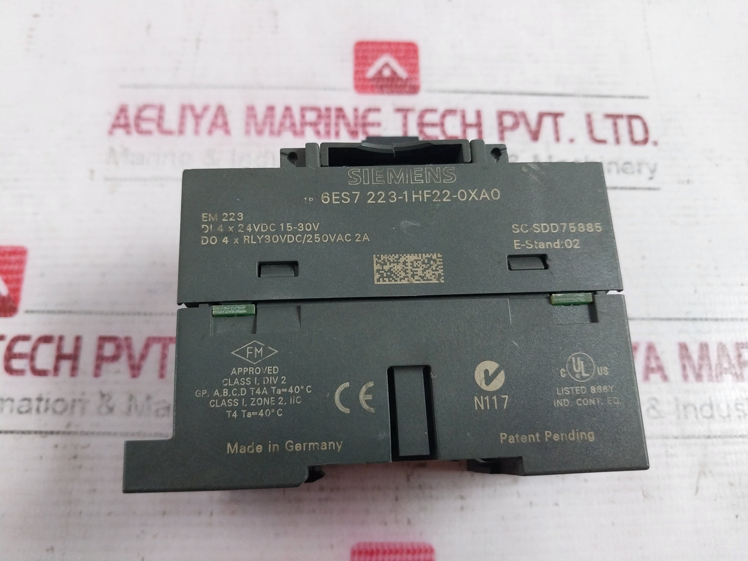 Siemens 6Es7 223-1Hf22-0Xa0 Digital Output Module Di 4 X 24Vdc 15-30V Em 223