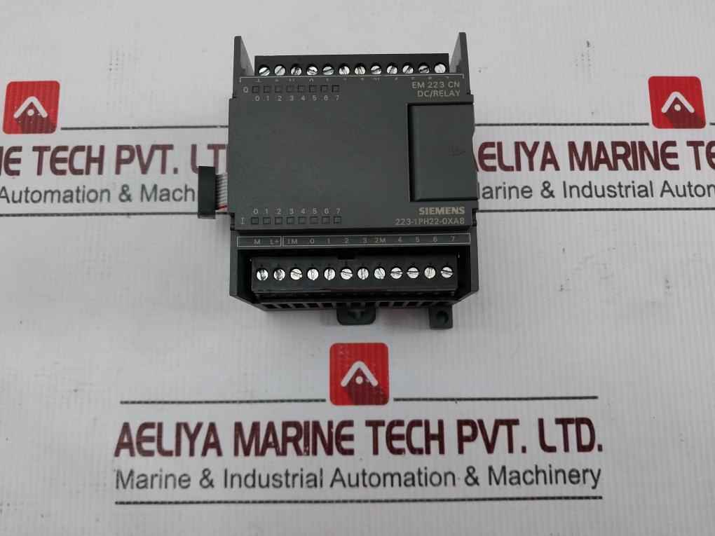Siemens 6Es7 223-1Ph22-0Xa8 Em 223 Cn Digital Input/Output Expansion Module 24 V