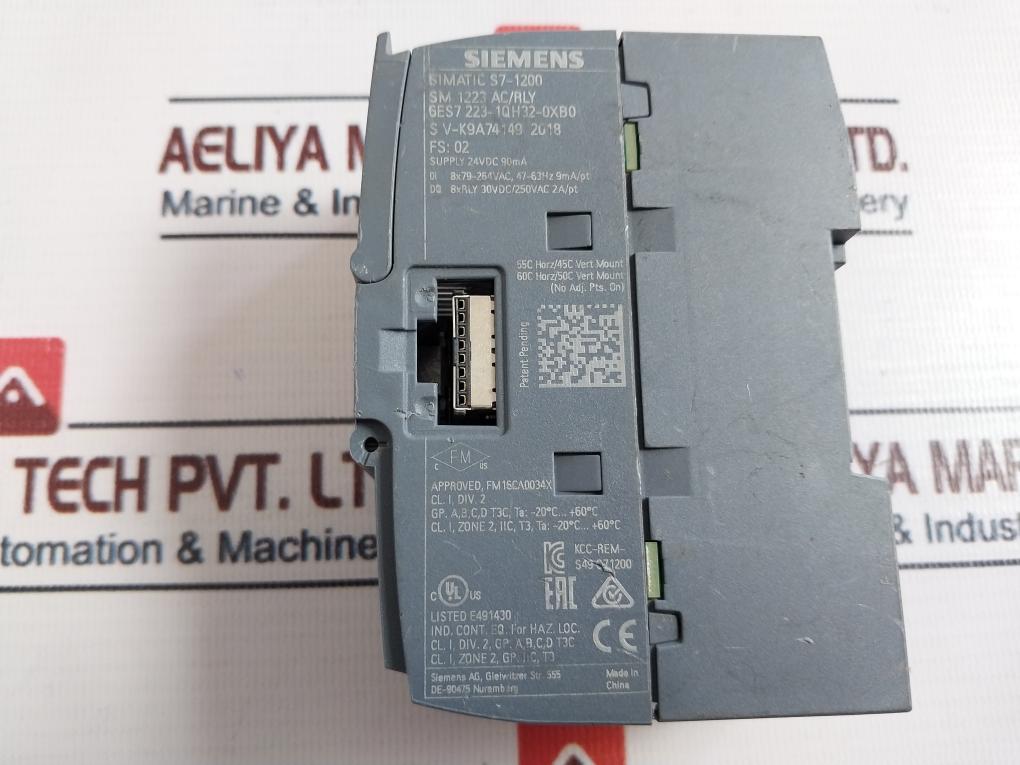 Siemens 6Es7 223-1Qh32-0Xb0 Simatic S7-1200 Digital I/O Module