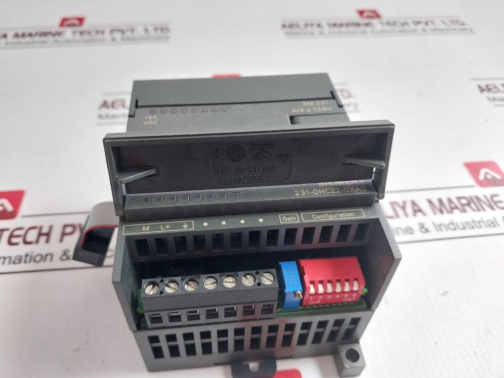 Siemens 6Es7 231-0Hc22-0Xa0 Analog Input Module 4 X 12Bit 21-28 Vdc