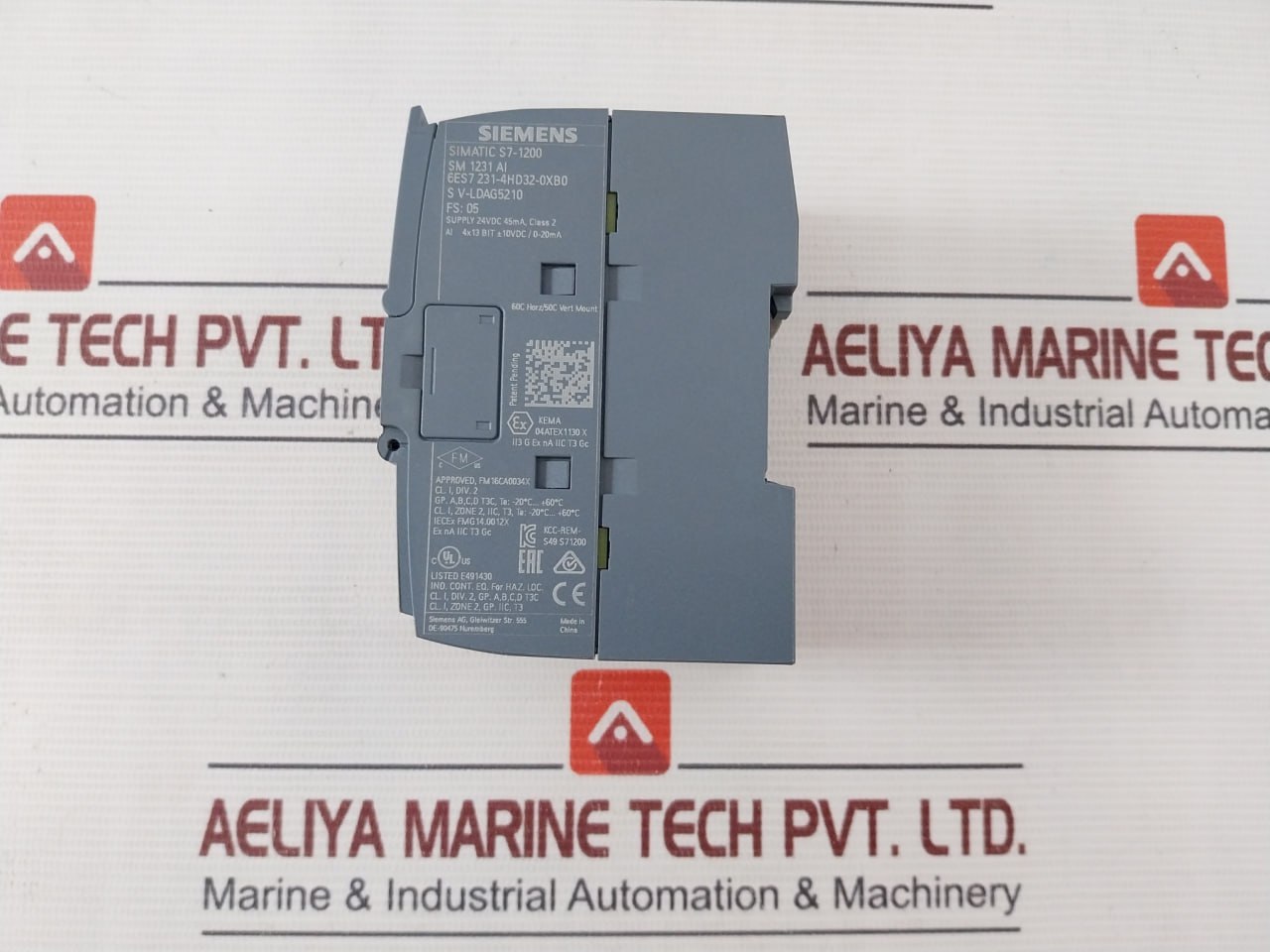 Siemens 6Es7 231-4Hd32-0Xb0 Simatic S7-1200 Analog Input Module 24Vdc 45Ma