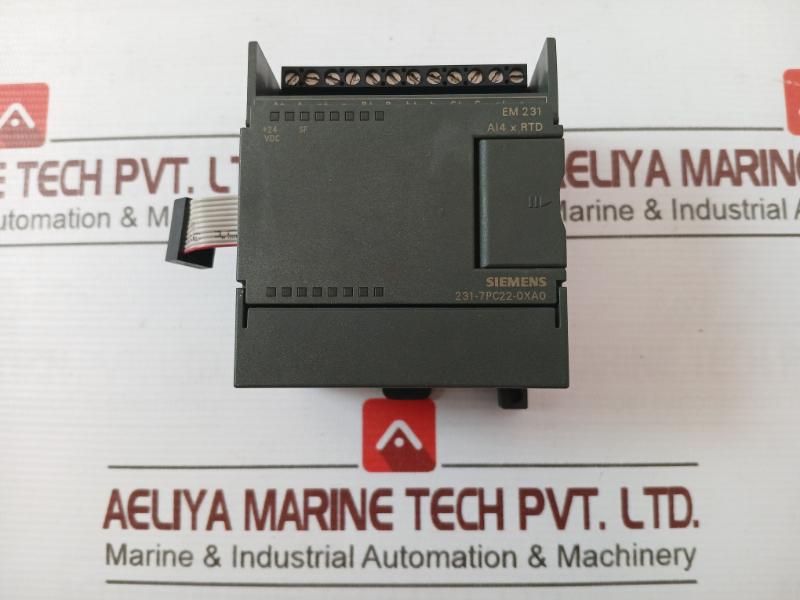 Siemens 6Es7 231-7Pc22-0Xa0 Analog Input Module 21-28 Vdc Em 231 Ai 4 X Rtd