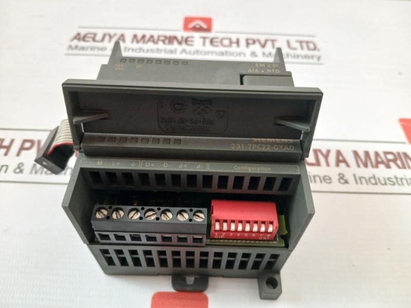 Siemens 6Es7 231-7Pc22-0Xa0 Analog Input Module 21-28 Vdc Em 231 Ai 4 X Rtd