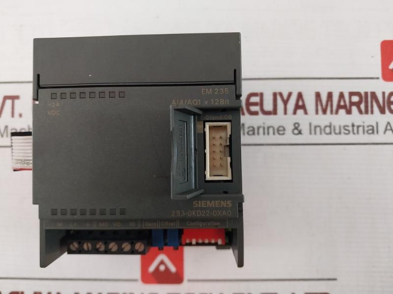 Siemens 6Es7 235-0Kd22-0Xa0 Analog I/O Module Em 235 24Vdc 21-28Vdc