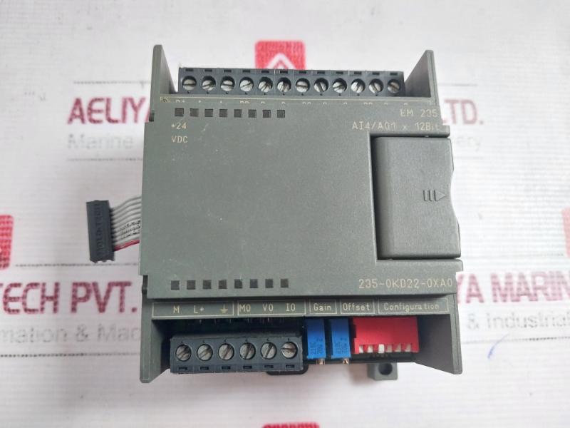 Siemens 6Es7 235-0Kd22-0Xa0 Analog Input/Output Module Em S J9P6371555