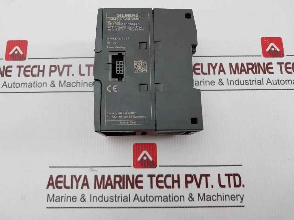 Siemens 6Es7 283-3Aq02-0Aa0 Simatic S7-200 Smart Analog Output Module 24Vdc 0-20