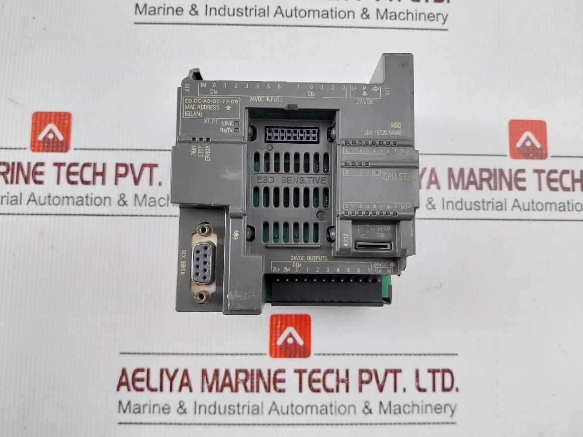 Siemens 6Es7 288-1St20-0Aa0 Plc Module 24Vdc Cpu St20 (Not Working)