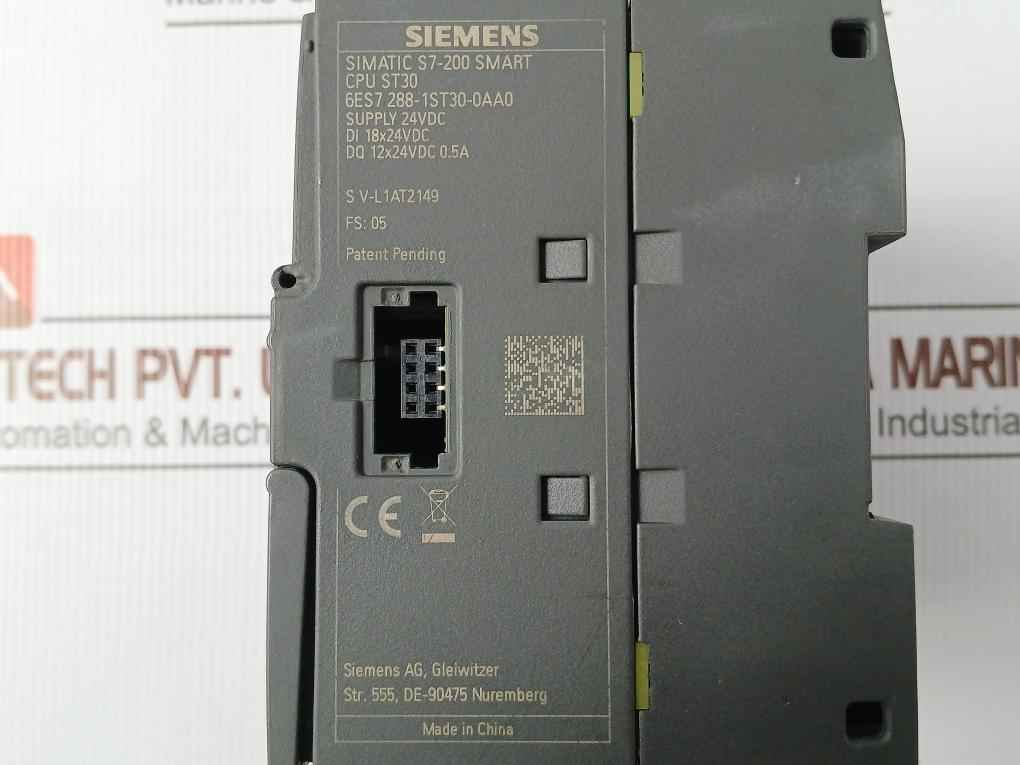 Siemens 6Es7 288-1St30-0Aa0 Cpu St30 Simatic S7-200 Smart 24Vdc