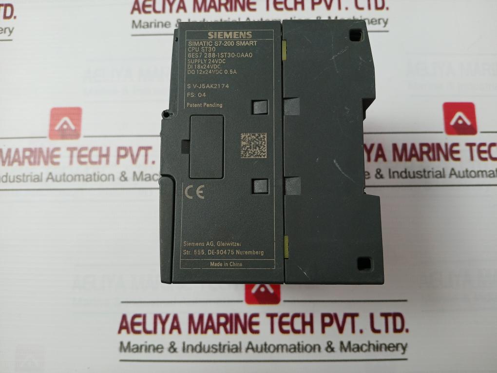 Siemens 6Es7 288-1St30-0Aa0 Simatic S7-200 Smart Cpu St30 Module 24Vdc
