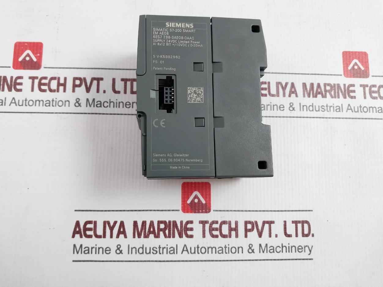 Siemens 6Es7 288-3Ae08-0Aa0 Simatic S7-200 Smart Analog Input Module 24 Vdc