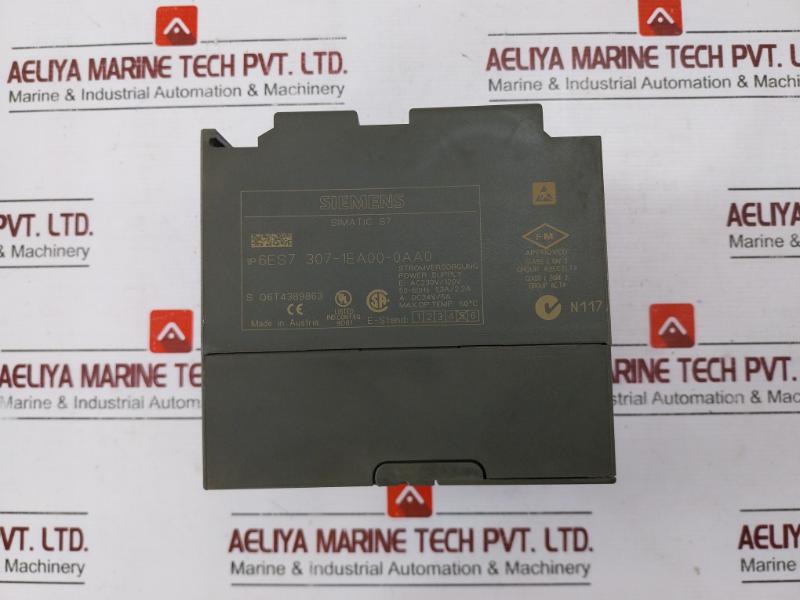 Siemens 6Es7 307-1Ea00-0Aa0 Regulated Power Supply Ps307 5A, 307-1Ea00-0Aa0