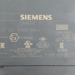 Siemens 6Es7 307-1Ka02-0Aa0 Power Supply Module