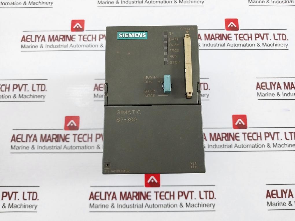 Siemens 6Es7 313-1Ad03-0Ab0 Cpu 313 Integrated 24V Dc Power Supply