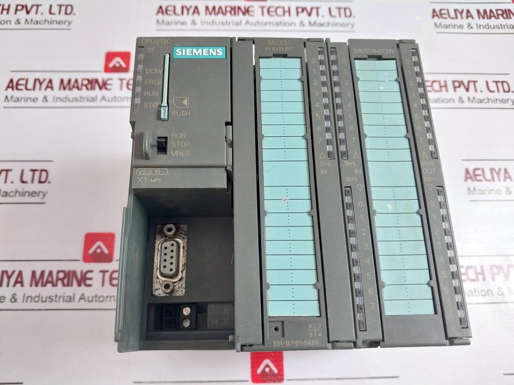 Siemens 6Es7 313-5Be01-0Ab0 Cpu313C Compact Controller Dc 24V 16Di/16Do V2.0.10