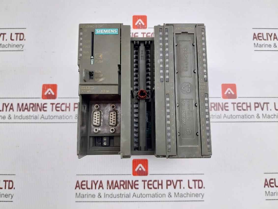 Siemens 6Es7 314-6Cg03-0Ab0 Simatic S7 Plc Cpu Module Cpu314C-2 Dp (Not Working)