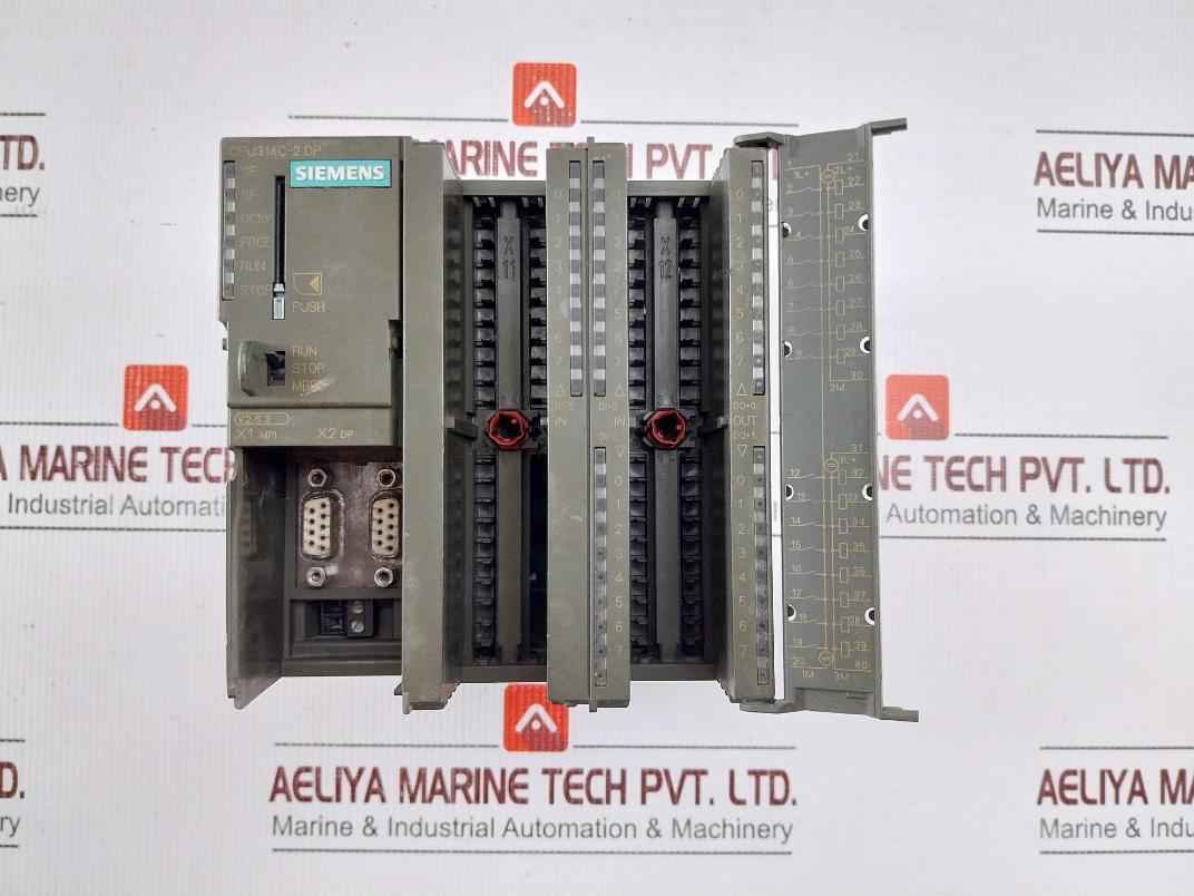 Siemens 6Es7 314-6Cg03-0Ab0 Simatic S7 Plc Cpu Module Cpu314C-2 Dp (Not Working)