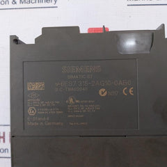 Siemens 6Es7 315-2Ag10-0Ab0 Power Supply