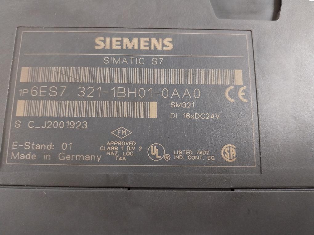 Siemens 6Es7 321-1Bh01-0Aa0 Simatic S7 Sm321 Di 16Xdc24V Digital Input Module S C_J2001923