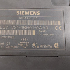 Siemens 6Es7 321-1Bh01-0Aa0 Simatic S7 Sm321 Di 16Xdc24V Digital Input Module S C_J2001923
