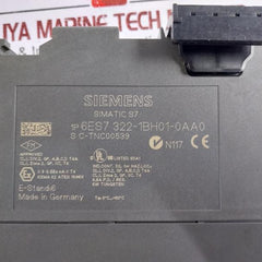 Siemens 6Es7 322-1Bh01-0Aa0 Simatic S7 Output Module Sm322 Do 16X Dc24V 0.5A