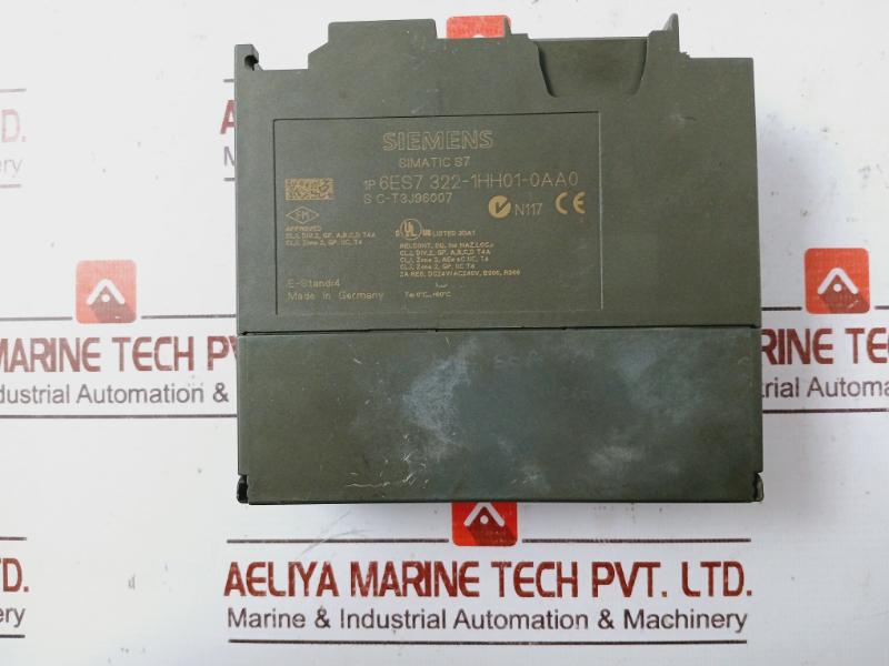 Siemens Simatic S7 6Es7 322-1Hh01-0Aa0 Digital Output Module S C-t3J96007