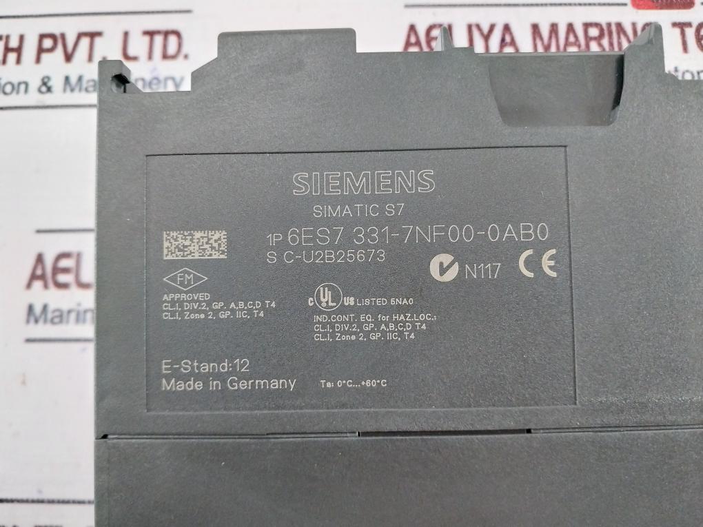 Siemens 6Es7 331-7Nf00-0Ab0 Simatic S7 Analog Input Module