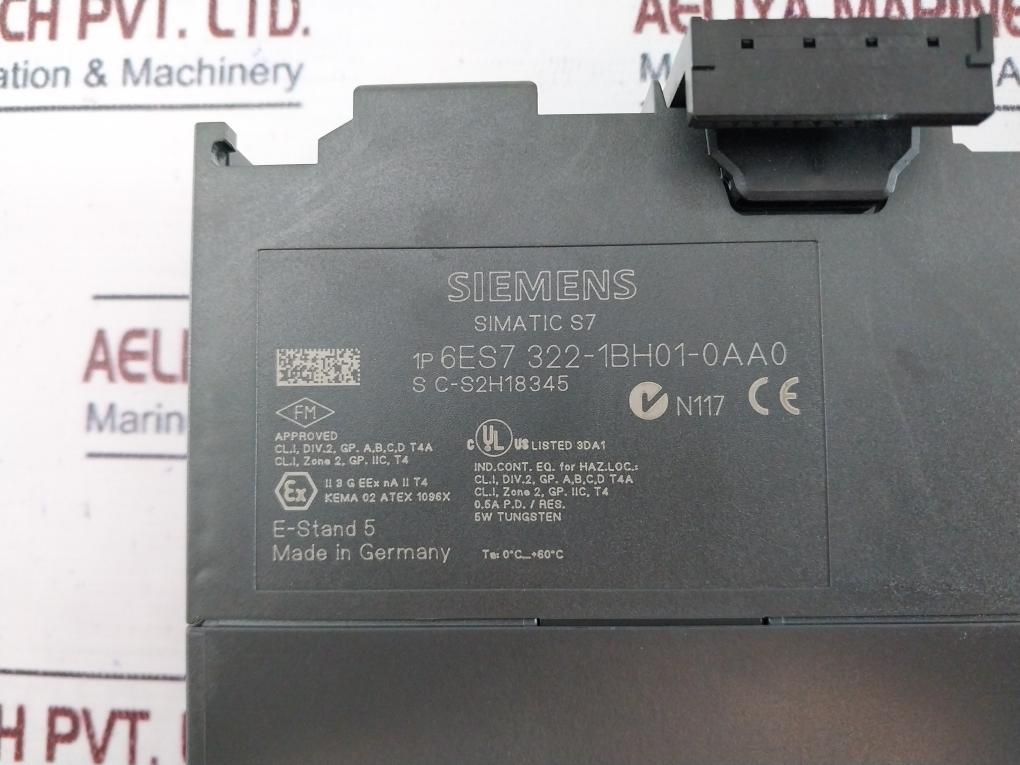 Siemens 6Es7 332-1Bh01-0Aa0 Plc Simatic Digital Output Module