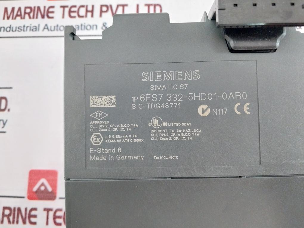 Siemens 6Es7 332-5Hd01-0Ab0 Simatic Analog Output Module