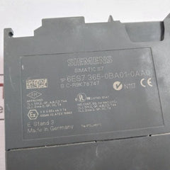 Siemens 6Es7 365-0Ba01-0Aa0 Interface Module Set S C-r9K78747 Im 365