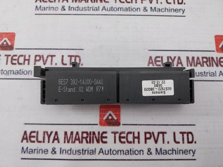 Siemens 6es7 392-1aj00-0aa0 Front Connector Wdm R7*