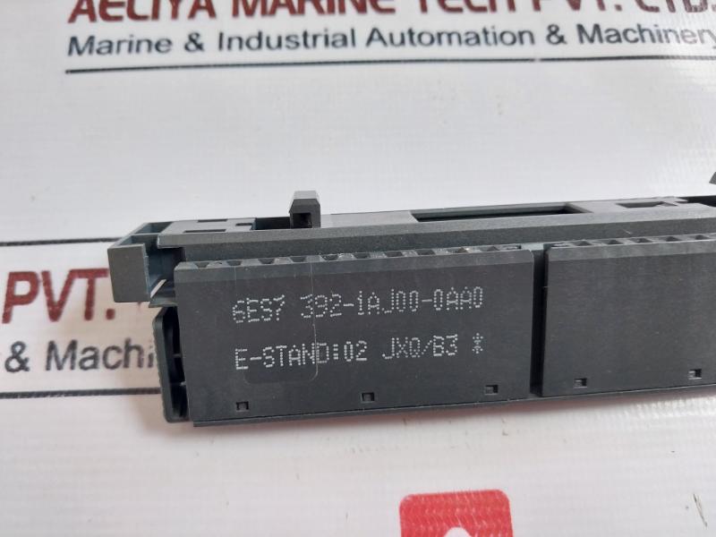 Siemens 6Es7 392-1Aj00-0Aa0 Front Connector B/9386