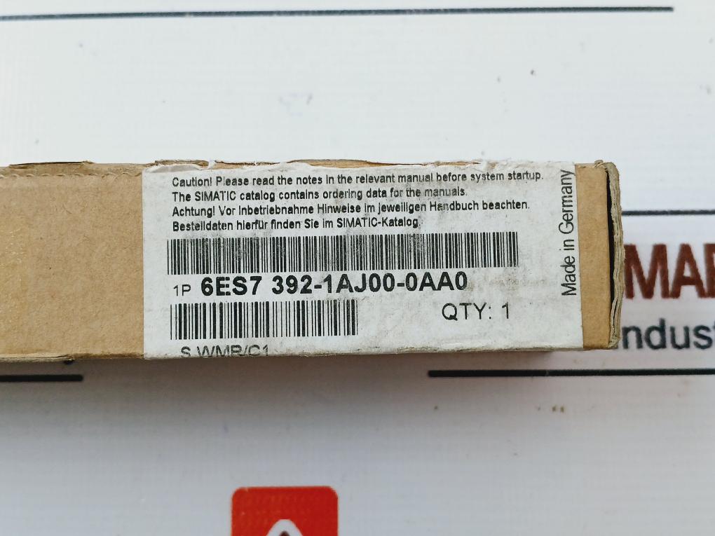 Siemens 6Es7 392-1Aj00-0Aa0 Front Connector 6Es7 392-1Aj00-0Aa0