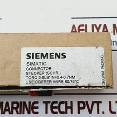 Siemens 6Es7 392-1Aj00-0Aa0 Front Connector 6Es7 392-1Aj00-0Aa0