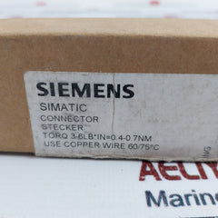 Siemens 6Es7 392-1Aj00-0Aa0 Front Connector For Signal Modules 100027285