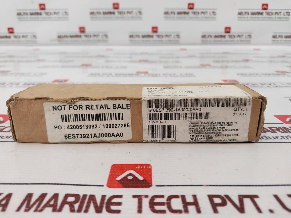 Siemens 6Es7 392-1Aj00-0Aa0 Front Connector (Screw Type)