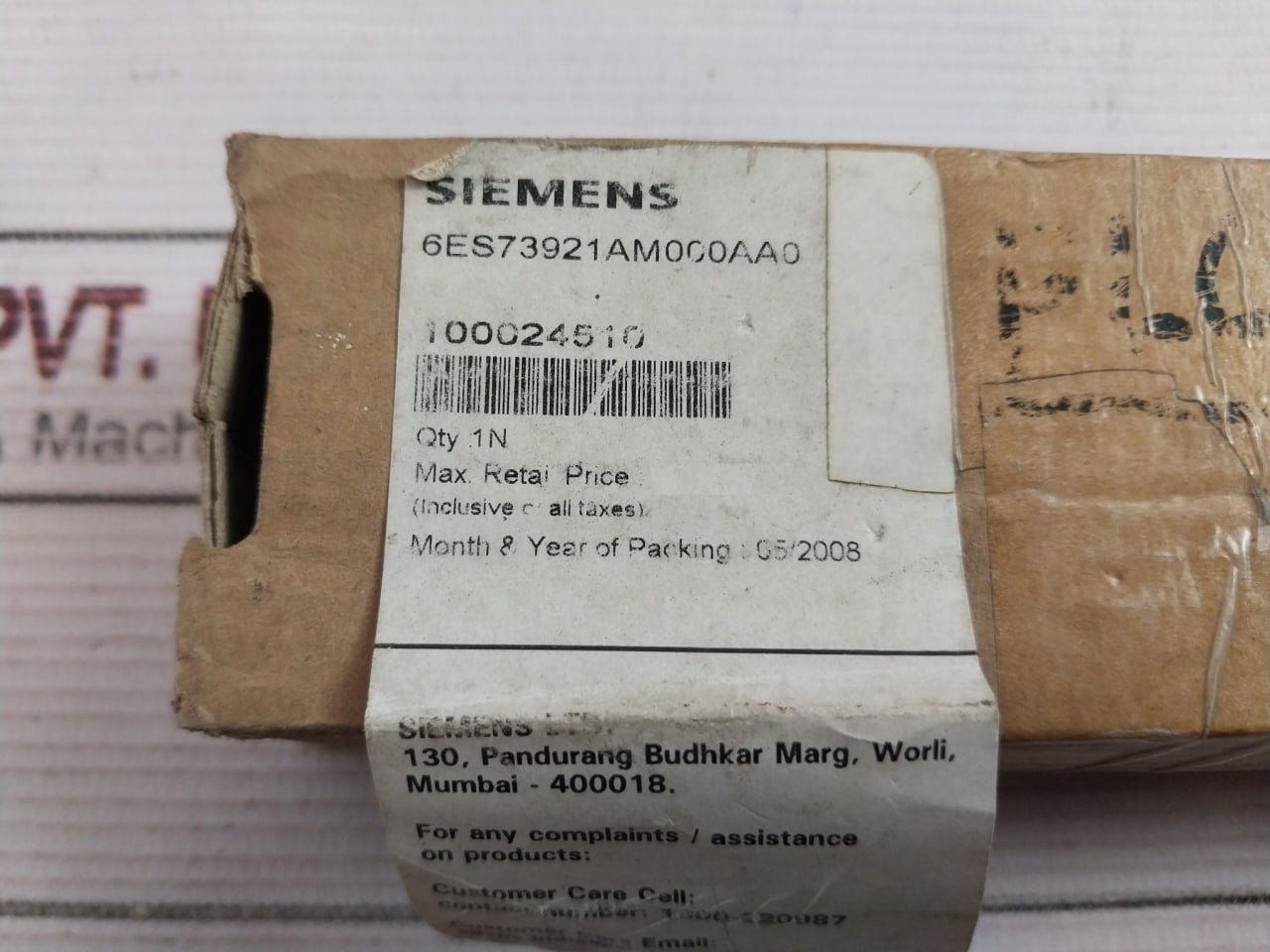 Siemens 6Es7 392-1Am00-0Aa0 Front Connector 0.4-0.7Nm